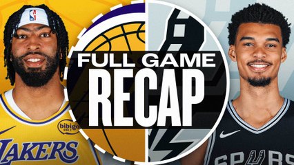 Game Recap: Lakers 119, Spurs 101