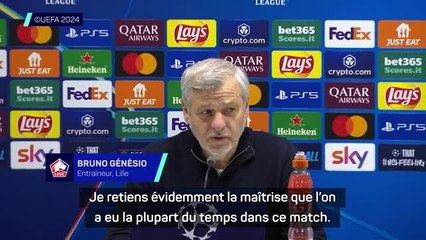 Lille - Génésio : “Un pas important vers les 16èmes mais on ne s’interdit rien”