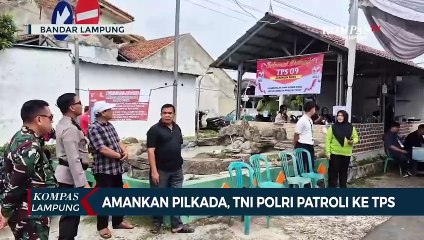 Amankan Pilkada, TNI POLRI Patroli Ke TPS Pakai Motor