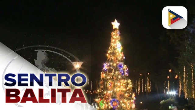 Christmas tree ng The Mansion sa Baguio City, pinailawan na sa pangunguna ni FL Liza Marcos