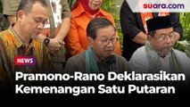 Pramono-Rano Deklarasikan Kemenangan Satu Putaran, Gak Percaya Bisa Cek Sirekap KPU