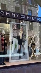 Advertisement for @Tommy Hilfiger. Wow🥹