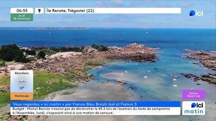 28/11/2024 - ICI Matin France Bleu Breizh Izel en vidéo