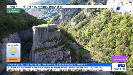 28/11/2024 - ICI Matin France Bleu Béarn Bigorre en vidéo