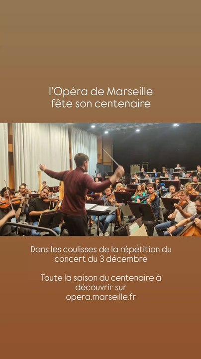 l'Opéra de Marseille fête ses 100 ans !