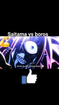 Saitama vs boros (one punch man)