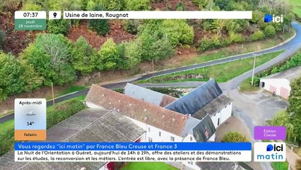 28/11/2024 - ICI Matin France Bleu Creuse en vidéo