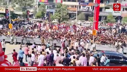 నాచారంలో సినీహీరో బాలకృష్ణ సందడి - భారీగా తరలివచ్చిన అభిమానులు