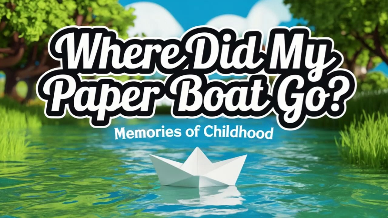 The paper boat of my childhood fair