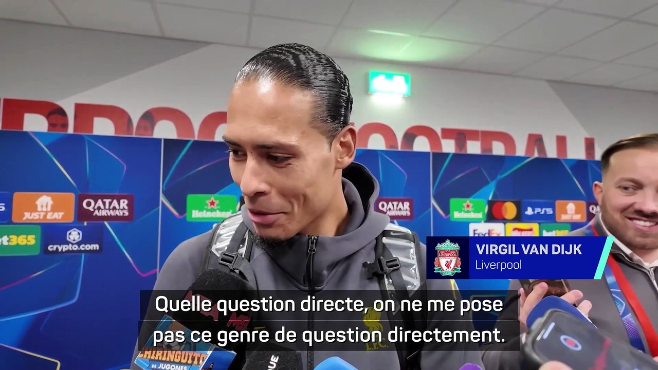 Van Dijk au Real Madrid ? “Quelle question directe ! Je n’ai rien à dire sur mon avenir”