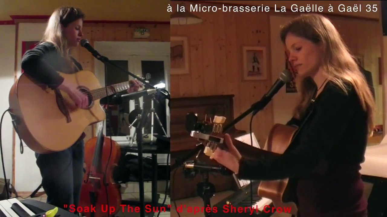 SOAK UP THE SUN (Sheryl Crow ) performed by MIRTHE, guitare & singing, live 2018, France, Brittany