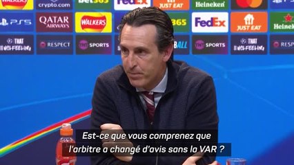 Aston Villa - Emery sur le but refusé : “L’arbitre a changé d’avis, c’était un peu étrange”