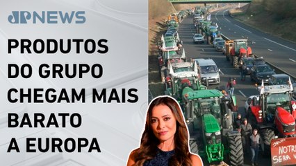 Agricultores europeus temem “concorrência desleal” com Mercosul; Patrícia Costa analisa