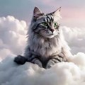 A Beautiful Cat 😺 in the Cloud | Cat Purring