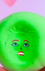 Iphone Case Made With Hot Glue And Barbie Face 🌈