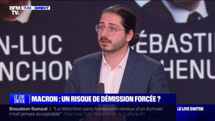 Pour Aurélien Le Coq (LFI), la démission d'Emmanuel Macron ne serait pas "le début le chaos" mais "le début du soulagement et de la stabilité"