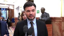 Rufián es preguntado por la imputación del hermano de Sánchez