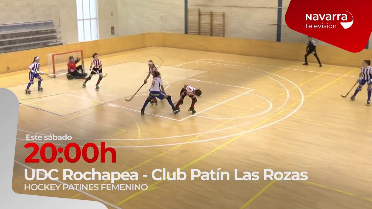 Hockey sobre ruedas U.D.C Rochapea - Club Patín Las Rozas, este sábado