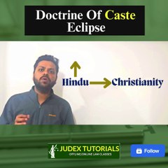 Doctrine Of Caste  Eclipse | Constitutional Law | Judex Tutorials
