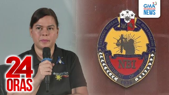 VP Sara Duterte, hiniling na i-reschedule ang pagdinig ng NBI dahil sagasa umano sa pagdinig ng komite sa Kamara bukas | 24 Oras