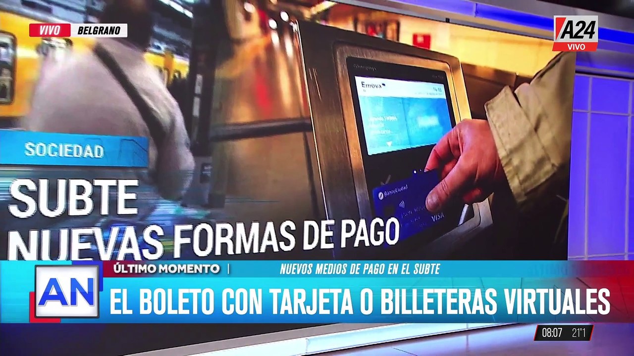 Nuevas opciones de pago en el subte de Buenos Aires
