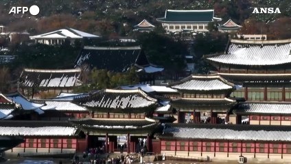 Corea Sud, tre morti nel secondo giorno di pesanti nevicate