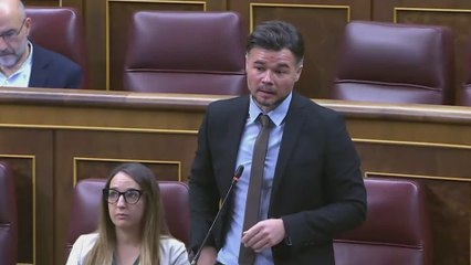 Rufián lanza una alerta sobre la ultraderecha
