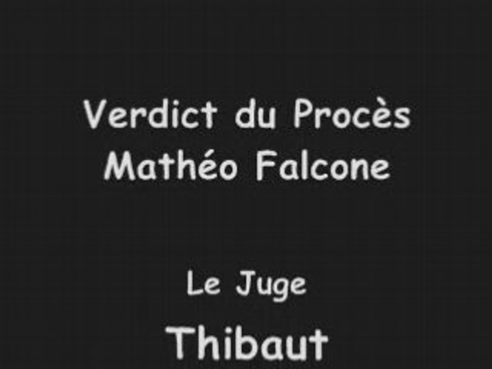 Proces Matheo Falcone