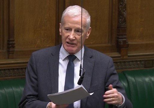 Gregory Campbell has complained not a single question from an Irish MP made it onto the Order Paper for Northern Ireland questions this week. 