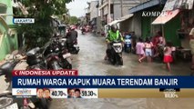 Luapan Kali Cagak, Rumah Warga di Penjaringan Terendam Banjir