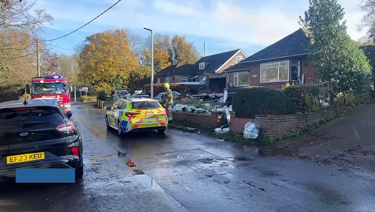 Fire in Station Road, Cuxton