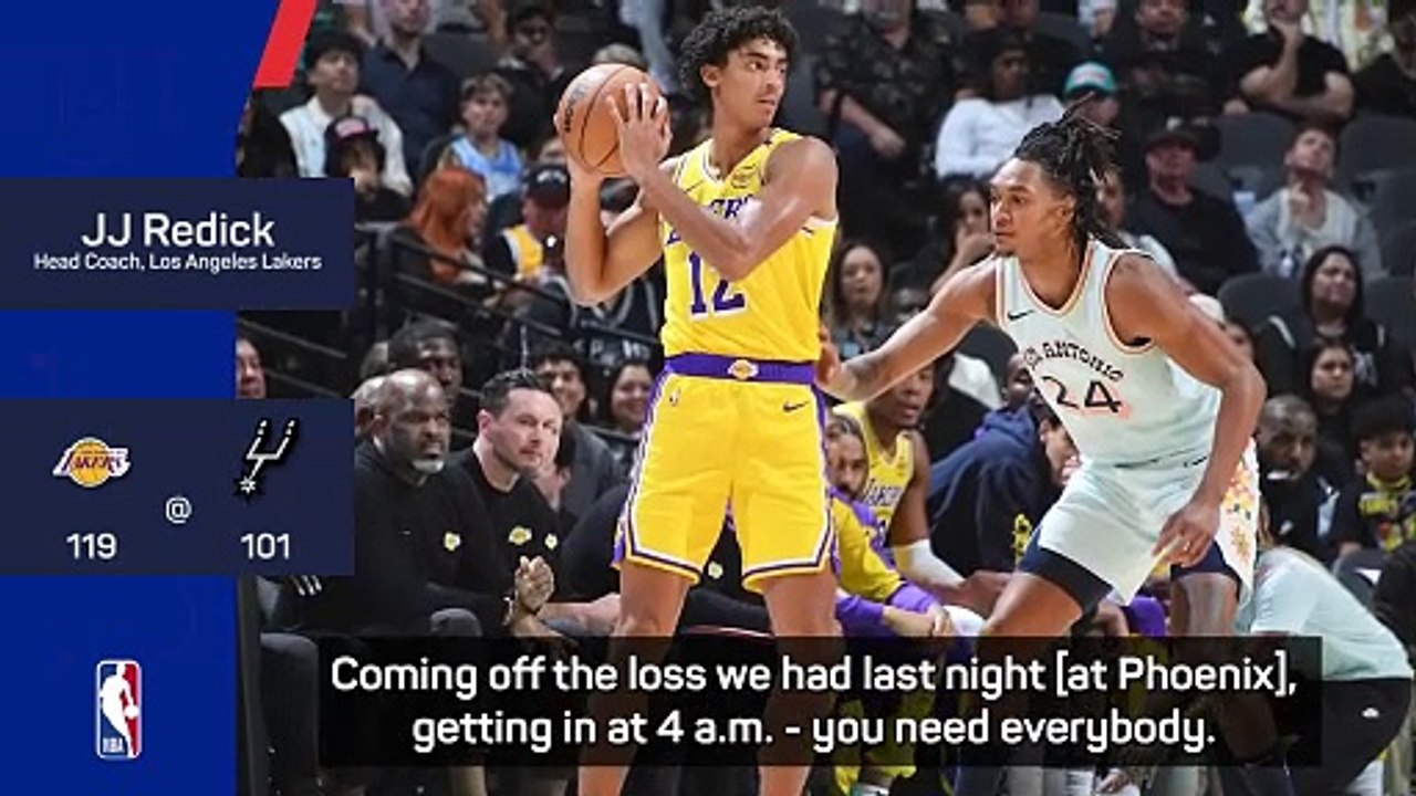 Anthony Davis was a 'monster' in Lakers win - Redick