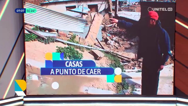 Existe alrededor de 70 viviendas que han presentado rajaduras o hundimientos en la OTB Universitario de Cochabambaan que