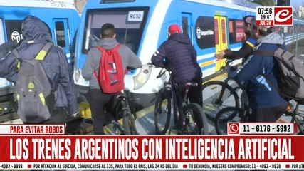 Trenes Argentinos utilizará inteligencia artificial para evitar robos