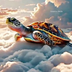 A Turtle 🐢 Flying in the Cloud | Beautiful 🥰 Turtle in the Cloud | Turtle Voice 🤩