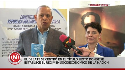 Miranda I En la UICOM se debatió el título sexto sobre el régimen socioeconómico de la nación