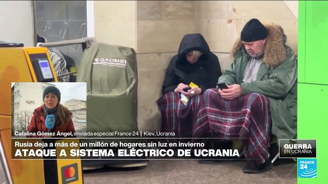 Informe desde Kiev: ataque masivo ruso a Ucrania deja a más de un millón de hogares sin luz