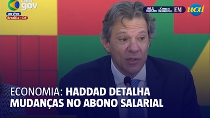 Haddad fala sobre regras do abono salarial