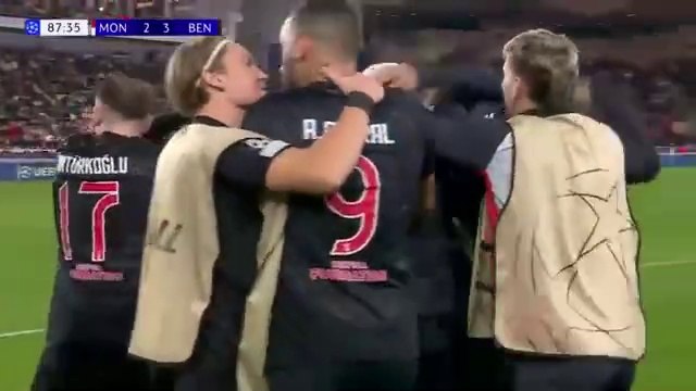 Mónaco 2-3 Benfica | Champions League | Resumen