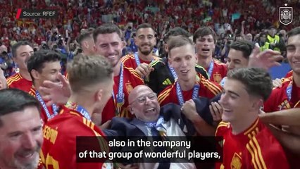De la Fuente emotional rewatching Spain's Euro 2024 journey