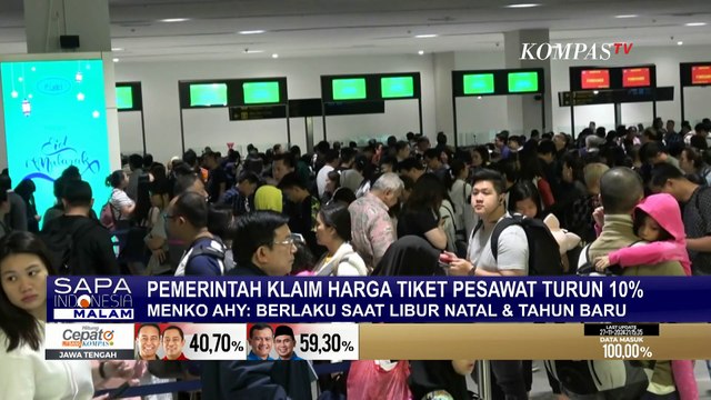 Terbaru! Klaim Tiket Pesawat Liburan Nataru Turun 10 Persen, AHY: Penerbangan Domestik
