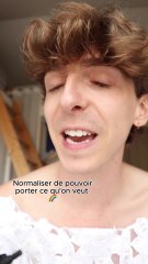 Normaliser le fait de porter des robes quand on est un garçon