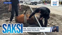 Vintage bomb, nahukay sa gilid ng dating nayong Pilipino | Saksi