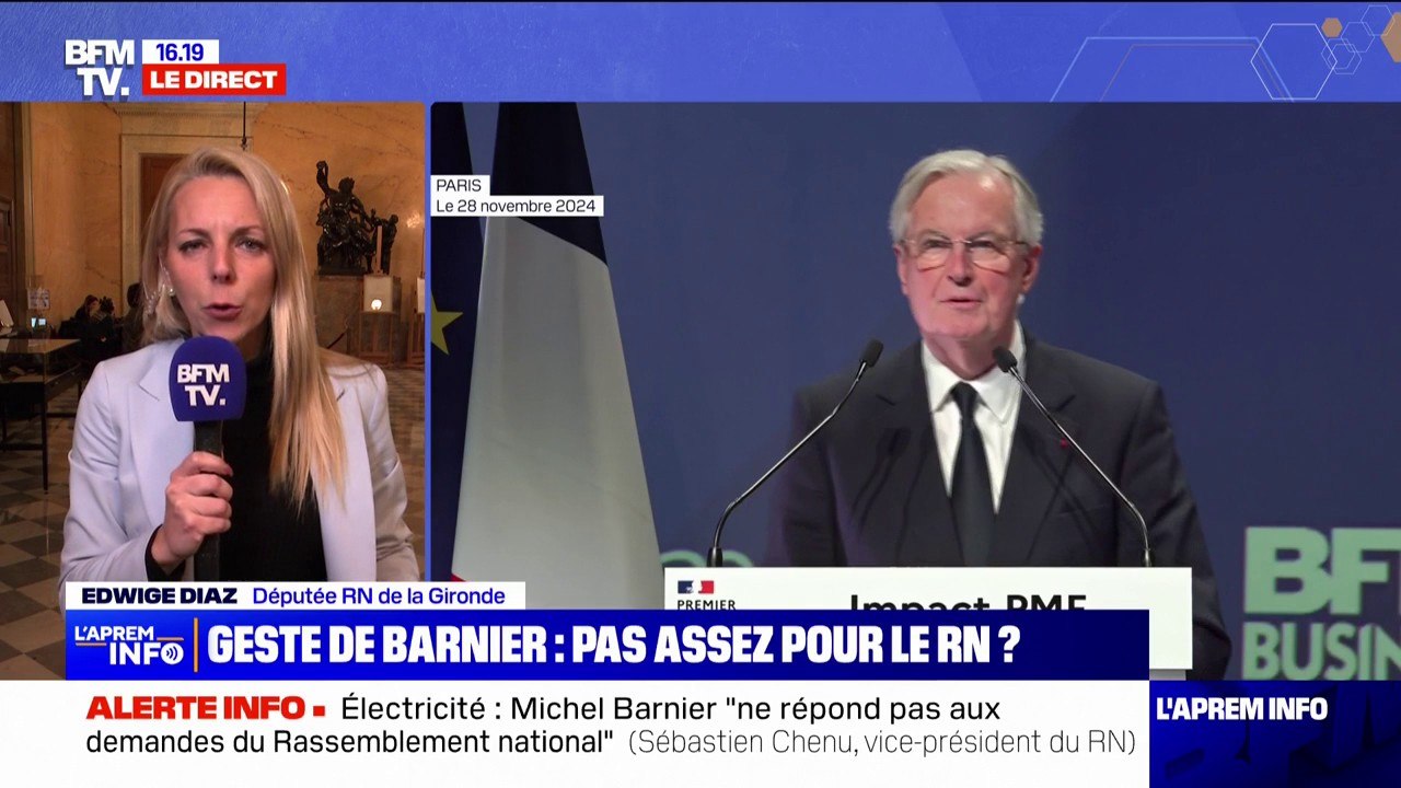Renoncement à la hausse des taxes sur l'électricité: Edwige Diaz, députée RN de la Gironde salue une "victoire pour les électeurs du RN"