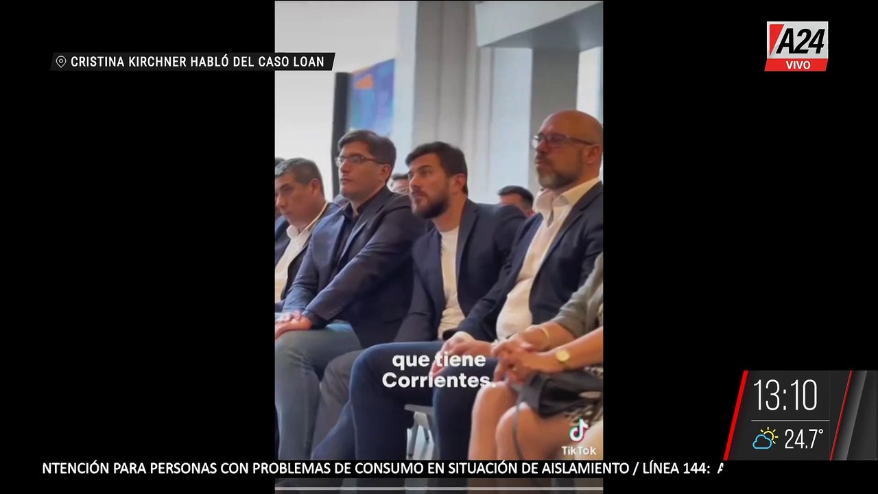 Cristina Kirchner llamó a la acción en Corrientes tras el caso Loan