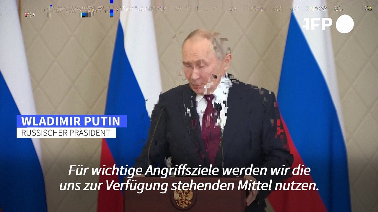 Putin droht Angriff auf Kiew mit neuer Oreschnik-Rakete an