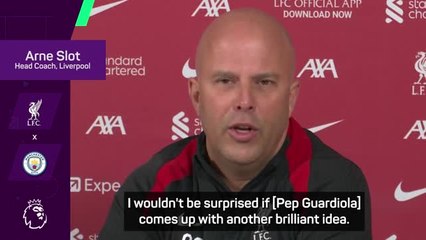 Slot backs Guardiola to come up with brilliant new idea