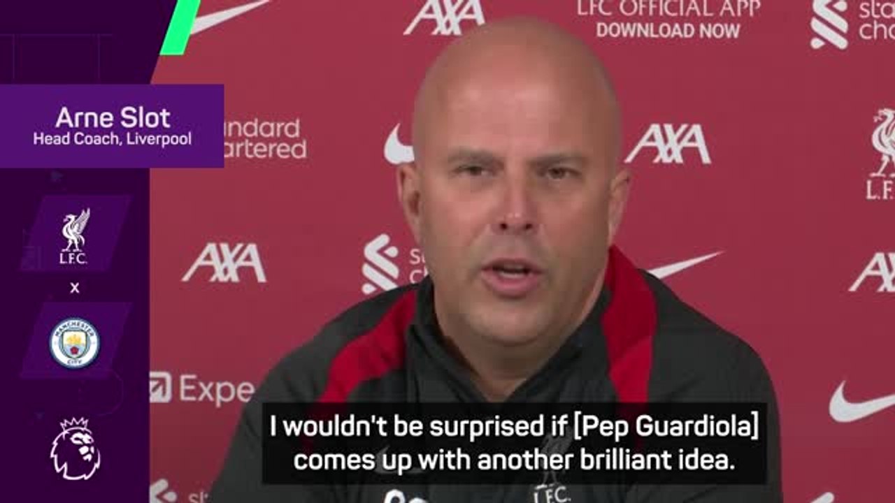 Slot backs Guardiola to come up with brilliant new idea
