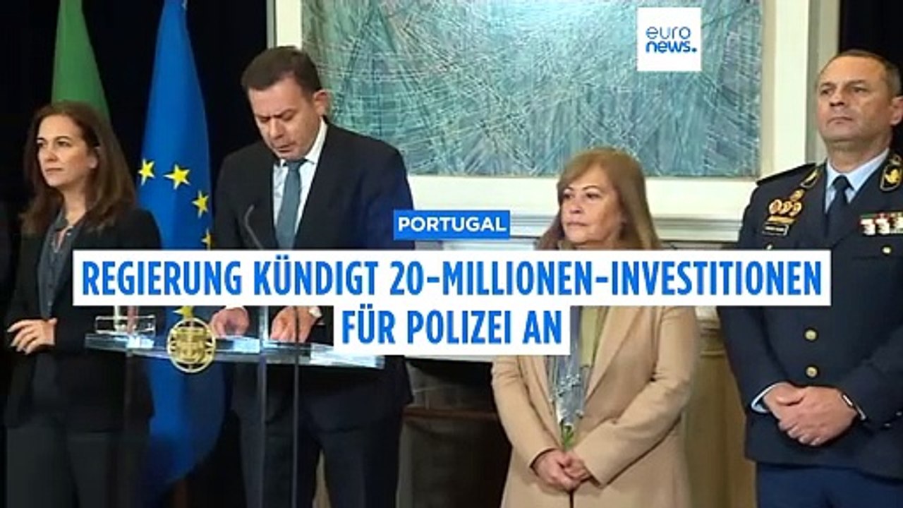 600 neue Fahrzeuge für Portugals Polizei: Regierung kündigt 20-Millionen-Investitionen an