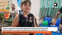 Capsula disruptiva edición fin de año muestra de Proyectos innovadores de los más pequeños en la Escuela de Robótica